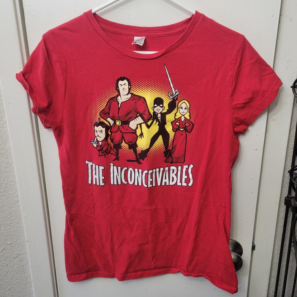 The Inconceivables from The Princess Bride 100% Cotton Tee Fury Women's XL Shirt
